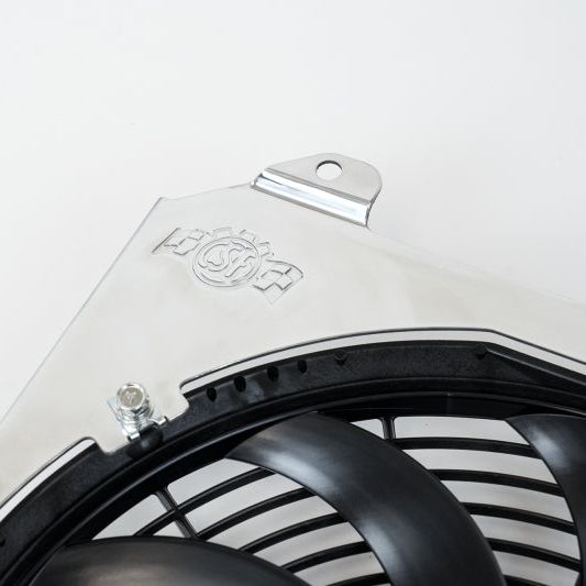 CSF 2858F - CSF2858F - CSF 92-00 Honda Civic All-Aluminum Fan Shroud w/12in SPAL Fan - Shipped in Europe - Tuningsupply.com