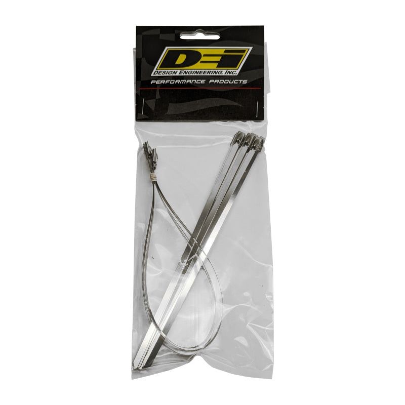DEI 10205 - DEI10205 - DEI Stainless Steel Locking Tie Eight 8in and Four 14in per pack - Shipped in Europe - Tuningsupply.com