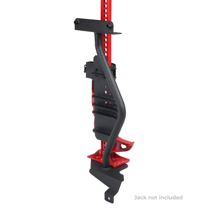 Go Rhino 701011T - GOR701011T - Go Rhino 18-24 Jeep Wrangler JL/JLU/JT Front Fender Jack Mount for Hi-Lift Jack - Tex. Blk - Shipped in Europe - Tuningsupply.com