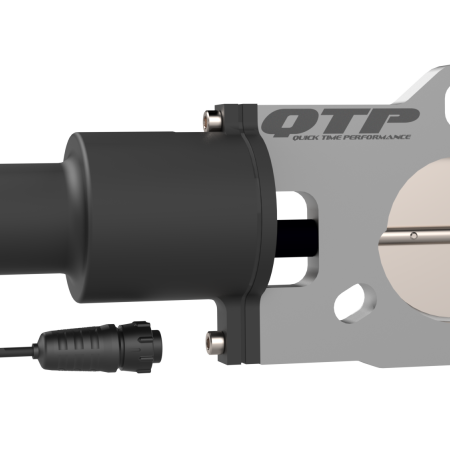 QTP QTEC25 - QTPQTEC25 - QTP 2.5in Bolt-On QTEC Electric Cutout Valve - Single - Shipped in Europe - Tuningsupply.com