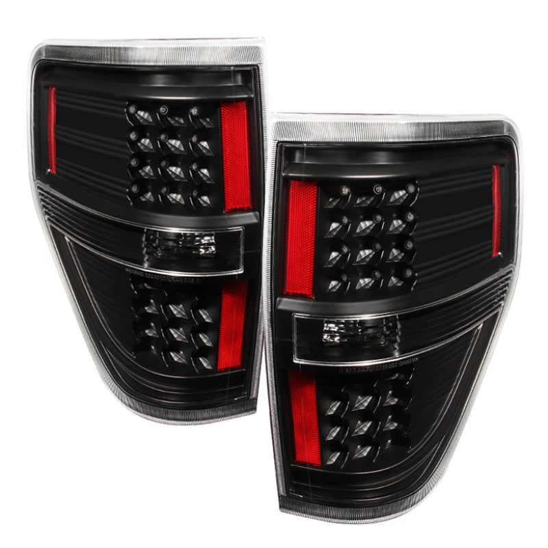 SPYDER 9025624 - SPY9025624 - xTune Ford F150 09-14 LED Tail Lights Black ALT-JH-FF15009-LED-BK - Shipped in Europe - Tuningsupply.com
