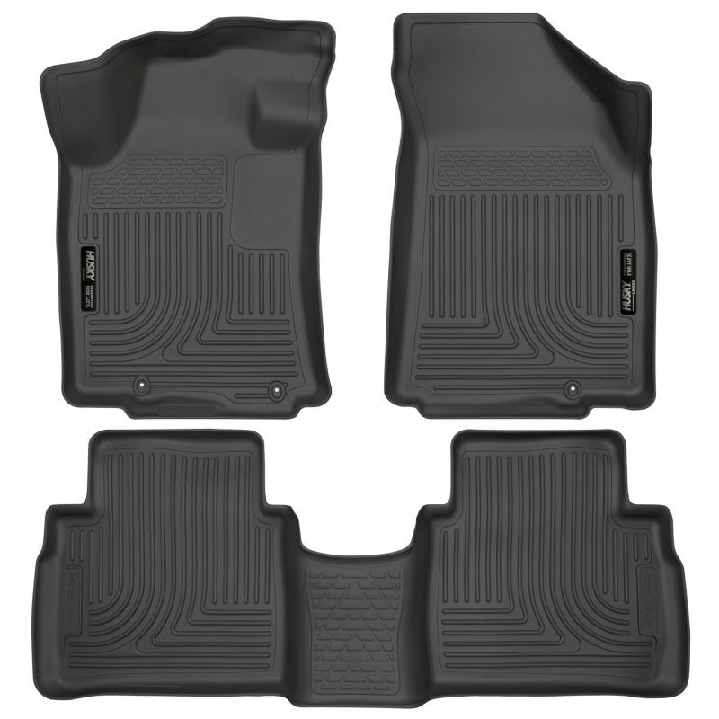 Husky Liners 99621 - HSL99621 - Husky Liners 2016 Nissan Maxima WeatherBeater Front and Second Row Black Floor Liners - Shipped in Europe - Tuningsupply.com