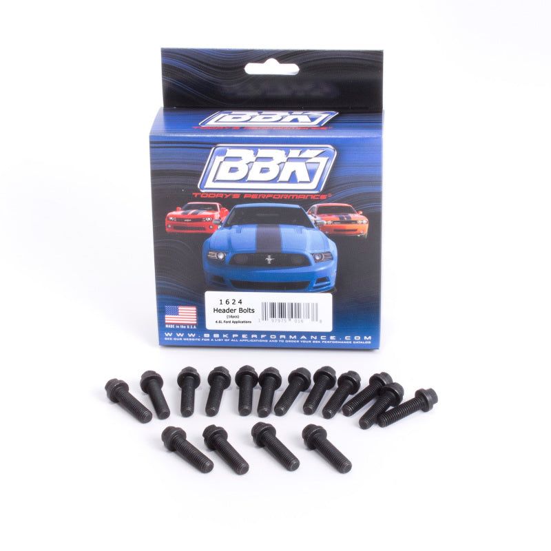 BBK 1624 - BBK1624 - BBK Ford Modular 4.6 5.4 Exhaust Header Bolts 8mm 1.25 x 30mm (16) - Shipped in Europe - Tuningsupply.com