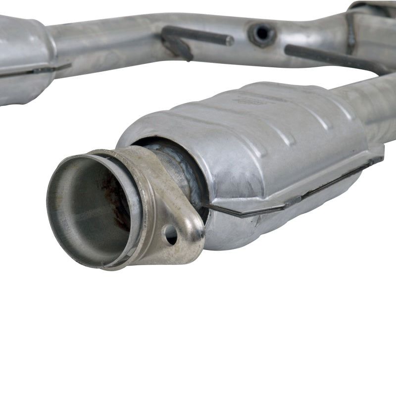 BBK 1538 - BBK1538 - BBK 96-04 Mustang 4.6 GT / Cobra Short Mid H Pipe w Catalytic Converters 2-1/2 For Long Tube Headers - Shipped in Europe - Tuningsupply.com