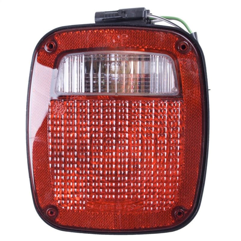 OMIX 12403.13 - OMI12403.13 - Omix Left Black Tail Lamp 91-97 Jeep YJ TJ Wrangler - Shipped in Europe - Tuningsupply.com