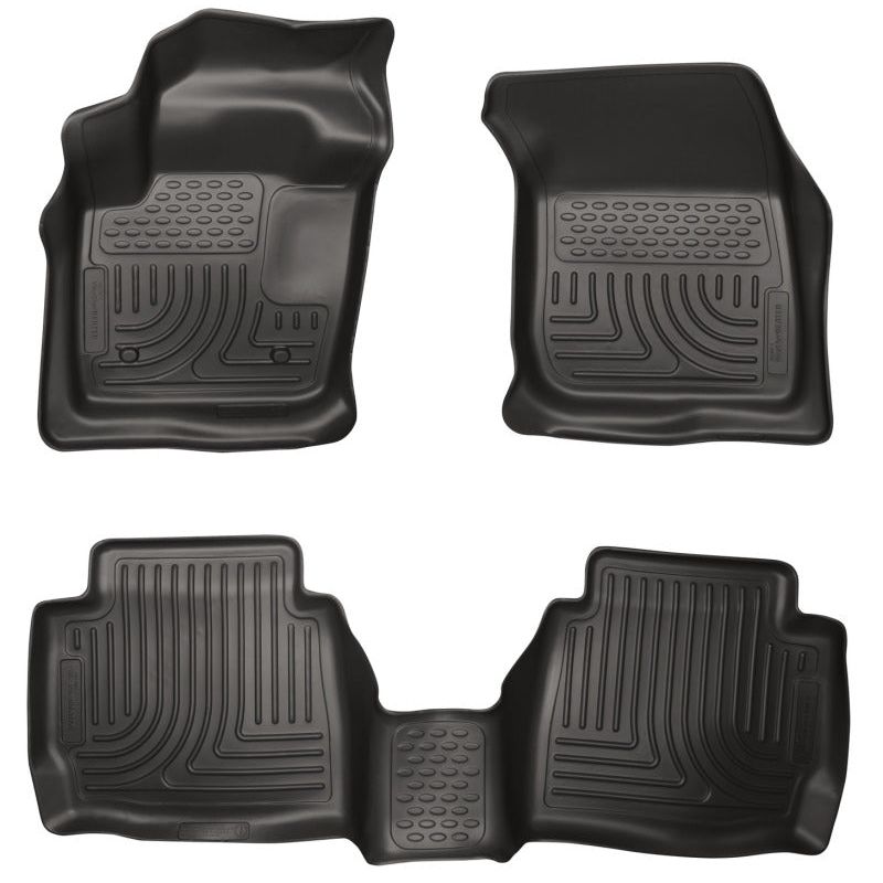 Husky Liners 99751 - HSL99751 - Husky Liners 13-16 Ford Fusion WeatherBeater Combo Black Floor Liners - Shipped in Europe - Tuningsupply.com