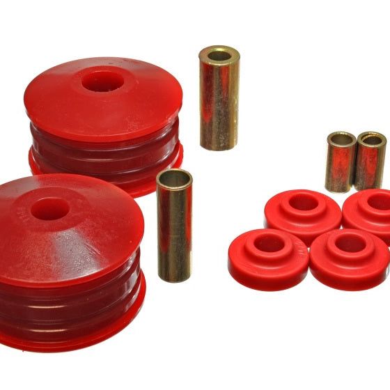 Energy Suspension 5.1113R - ENG5.1113R - Energy Suspension 06-07 Mitsubishi Eclipse FWD Red Motor Mount Replacement Bushings for V6 (2 tourqu - Shipped in Europe - Tuningsupply.com