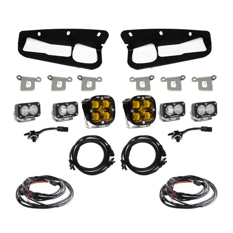 Baja Designs 447762 - BAJ447762 - Baja Designs 2021+ Ford Bronco Amber SAE Fog Pocket Kit - Shipped in Europe - Tuningsupply.com