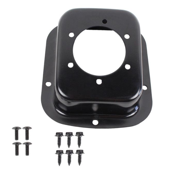 Kentrol 50468 - KEN50468 - Kentrol 78-95 Jeep CJ/Wrangler YJ Gas Filler Neck - Powdercoat Black - Shipped in Europe - Tuningsupply.com