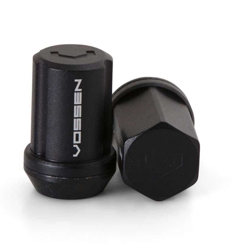 Vossen LUG-NL1450-BC - VOSLUG-NL1450-BC - Vossen 35mm Lock Nut - 14x1.5 - 19mm Hex - Cone Seat - Black (Set of 4) - Shipped in Europe - Tuningsupply.com