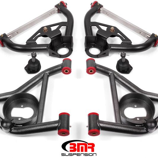 BMR Suspension AA030H - BMRAA030H - BMR 78-87 G-Body Upper And Lower A-Arm Kit - Black Hammertone - Shipped in Europe - Tuningsupply.com