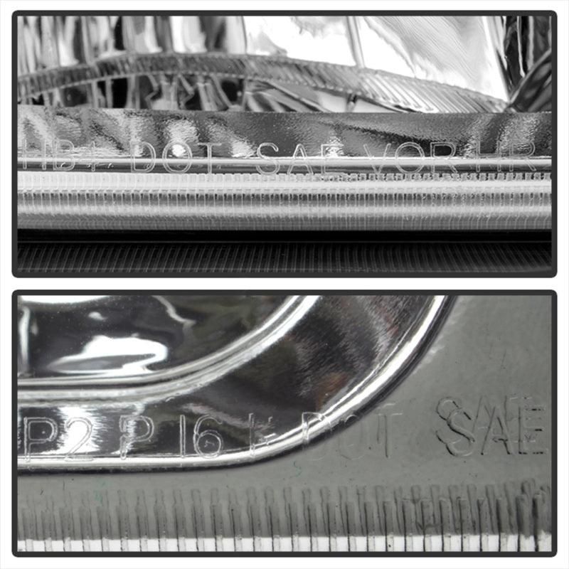 SPYDER 5064912 - SPY5064912 - xTune Chevy Silverado 2500HD 03-06 Crystal Headlights w/ Bumper Lights Chrome HD-JH-CSIL03-AM-C-SET - Shipped in Europe - Tuningsupply.com