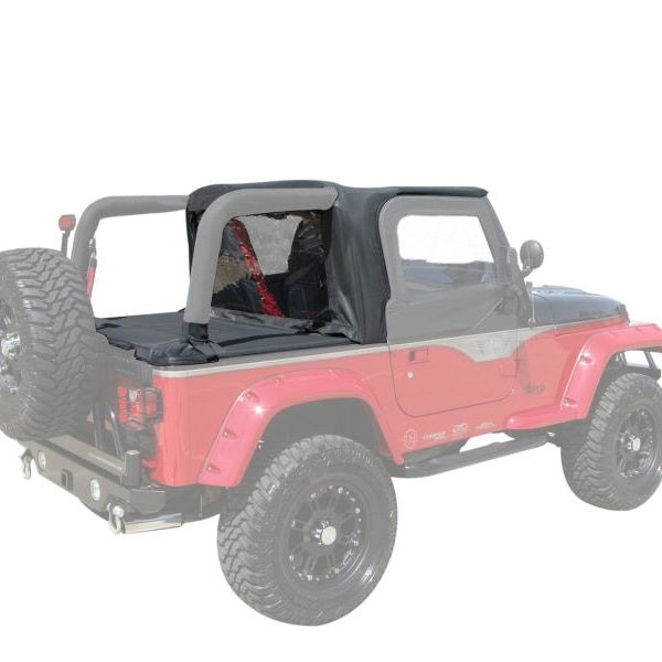 Rampage 994015 - RAM994015 - Rampage 1997-2002 Jeep Wrangler(TJ) Cab Soft Top And Tonneau Cover - Black Denim - Shipped in Europe - Tuningsupply.com