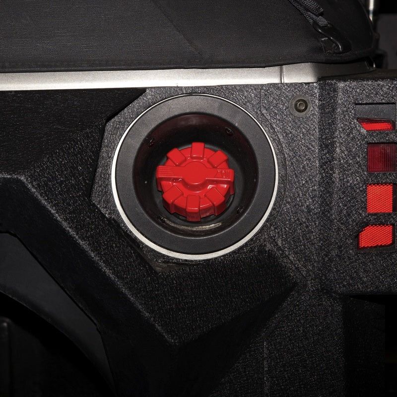 Rugged Ridge 11229.12 - RUG11229.12 - Rugged Ridge 07-20 Jeep Wrangler JK/JL / 2020 Gladiator JT Red Aluminum Elite Fuel Cap - Shipped in Europe - Tuningsupply.com
