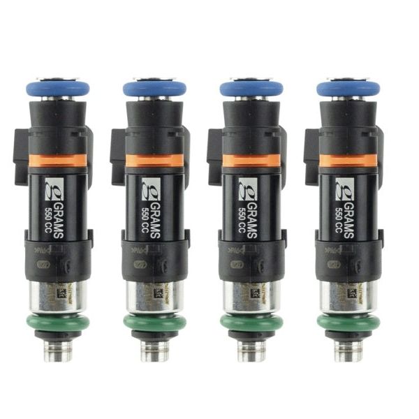 Grams Performance G2-0550-0500 - GRPG2-0550-0500 - Grams Performance Honda/Acura B/D/F/H Series (Excl D17) 550cc Fuel Injectors (Set of 4) - Shipped in Europe - Tuningsupply.com