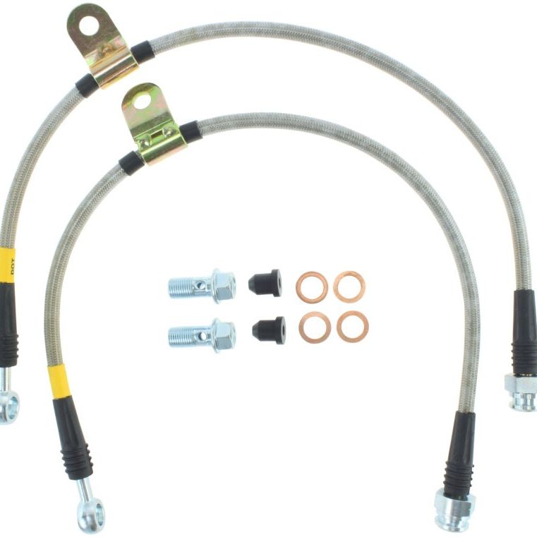 Stoptech 950.51001 - STO950.51001 - StopTech 10 Hyundai Genesis Front Stainless Steel Brake Lines - Shipped in Europe - Tuningsupply.com
