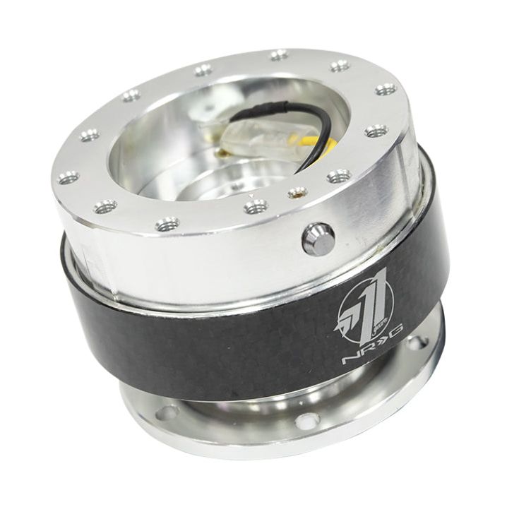 NRG SRK-100CF - NRGSRK-100CF - NRG Quick Release Gen 1.5 - Black Body / Carbon Fiber Ring - Shipped in Europe - Tuningsupply.com