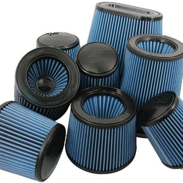 Injen X-1010-BB - INJX-1010-BB - Injen AMSOIL Ea Nanofiber Dry Air Filter - 2.75 Filter 5 Base / 5 Tall / 4 Top - 40 Pleat - Shipped in Europe - Tuningsupply.com