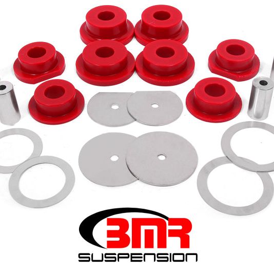 BMR Suspension SCB111 - BMRSCB111 - BMR 08-18 Dodge Challenger Rear Cradle Bushing Kit Polyurethane - Red - Shipped in Europe - Tuningsupply.com