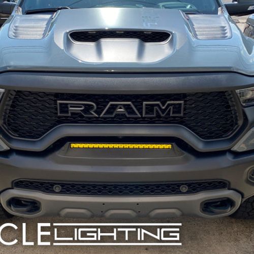 ORACLE Lighting 5885-006 - ORL5885-006 - ORACLE Lighting 19-22 RAM Rebel/TRX Front Bumper Flush LED Light Bar System - Yellow - Shipped in Europe - Tuningsupply.com