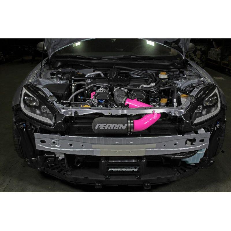 Perrin Performance PSP-INT-335HP - PERPSP-INT-335HP - PERRIN 22-25 Subaru BRZ / Toyota GR86 Cold Air Intake - Hyper Pink - Shipped in Europe - Tuningsupply.com