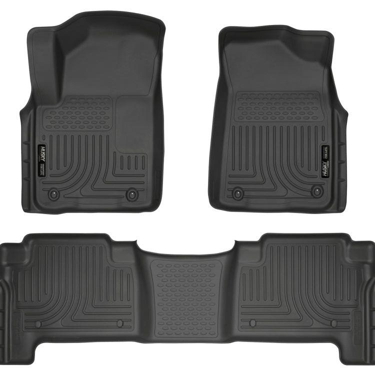 Husky Liners 98611 - HSL98611 - Husky Liners 2011 Infiniti QX56 WeatherBeater Combo Black Floor Liners - Shipped in Europe - Tuningsupply.com