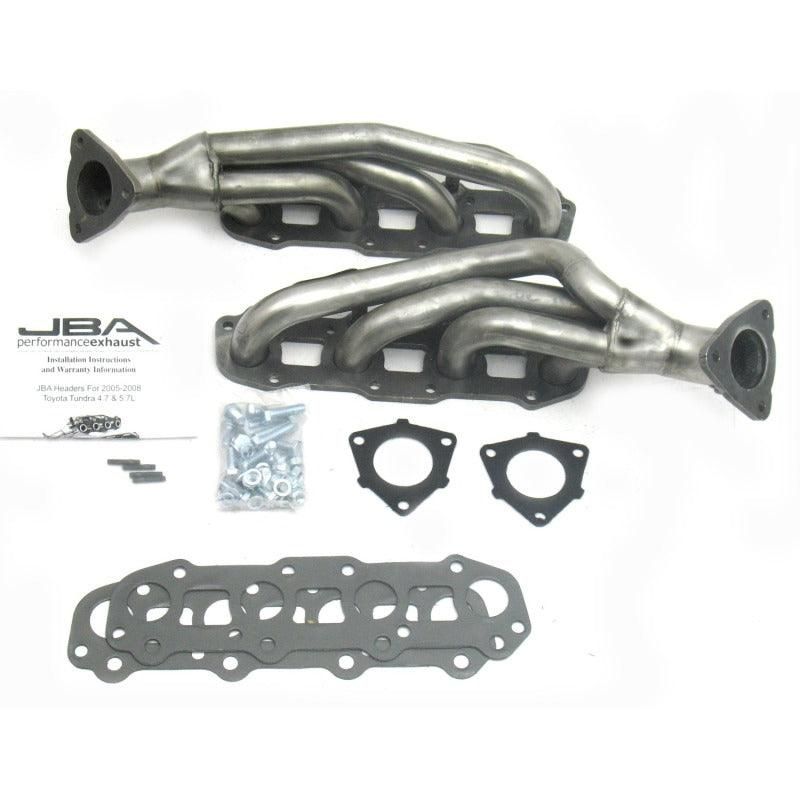 JBA 2011S - JBA2011S - JBA 05-07 Toyota 4.7L V8 1-1/2in Primary Raw 409SS Cat4Ward Header - Shipped in Europe - Tuningsupply.com