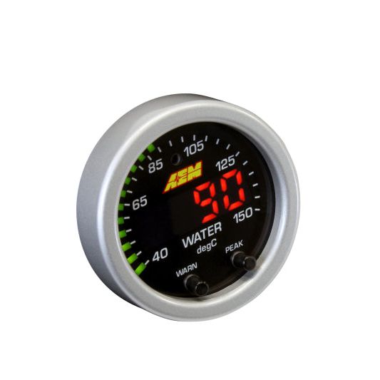 AEM 30-0302 - AEM30-0302 - AEM X-Series Temperature 100-300F Gauge Kit (ONLY Black Bezel and Water Temp. Faceplate) - Shipped in Europe - Tuningsupply.com