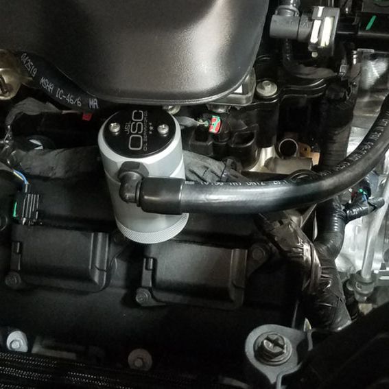 J&L 3067P-C - JLT3067P-C - J&L 2019-2024 Dodge Ram 1500 5.7L Oil Separator 3.0 Passenger Side - Clear Anodized - Shipped in Europe - Tuningsupply.com