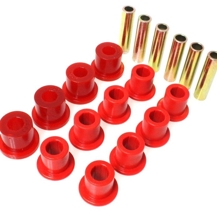 Energy Suspension 2.2107R - ENG2.2107R - Energy Suspension Spring & Shackle Bushing - Red - Shipped in Europe - Tuningsupply.com