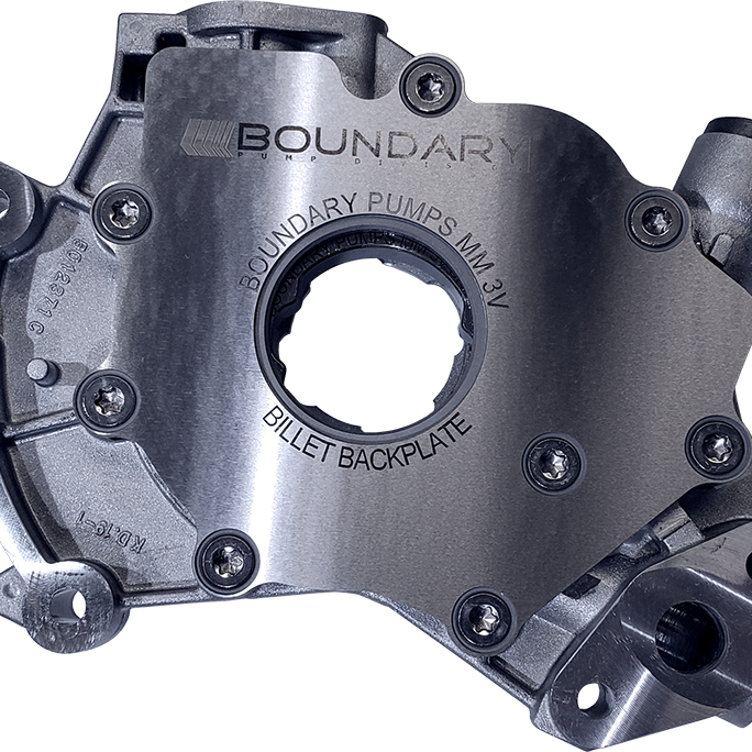 Boundary MM-S1-BBP - BOUMM-S1-BBP - Boundary 99-15 Ford Modular Motor (All Types) V8 Oil Pump Assembly w/Billet Back Plate - Shipped in Europe - Tuningsupply.com