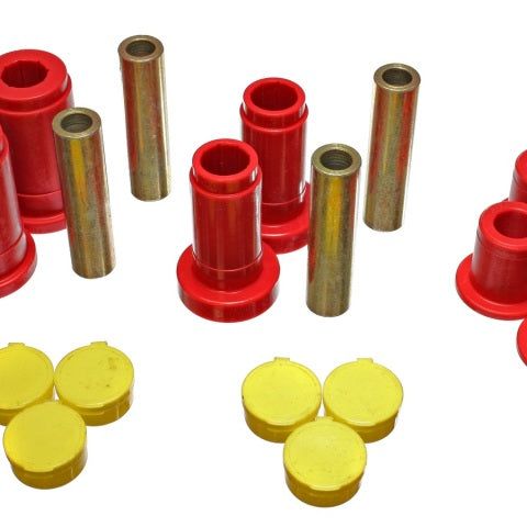 Energy Suspension 5.3137R - ENG5.3137R - Energy Suspension 02-05 Dodge Ram 1500 2WD Red Front Control Arm Bushing Set - Shipped in Europe - Tuningsupply.com