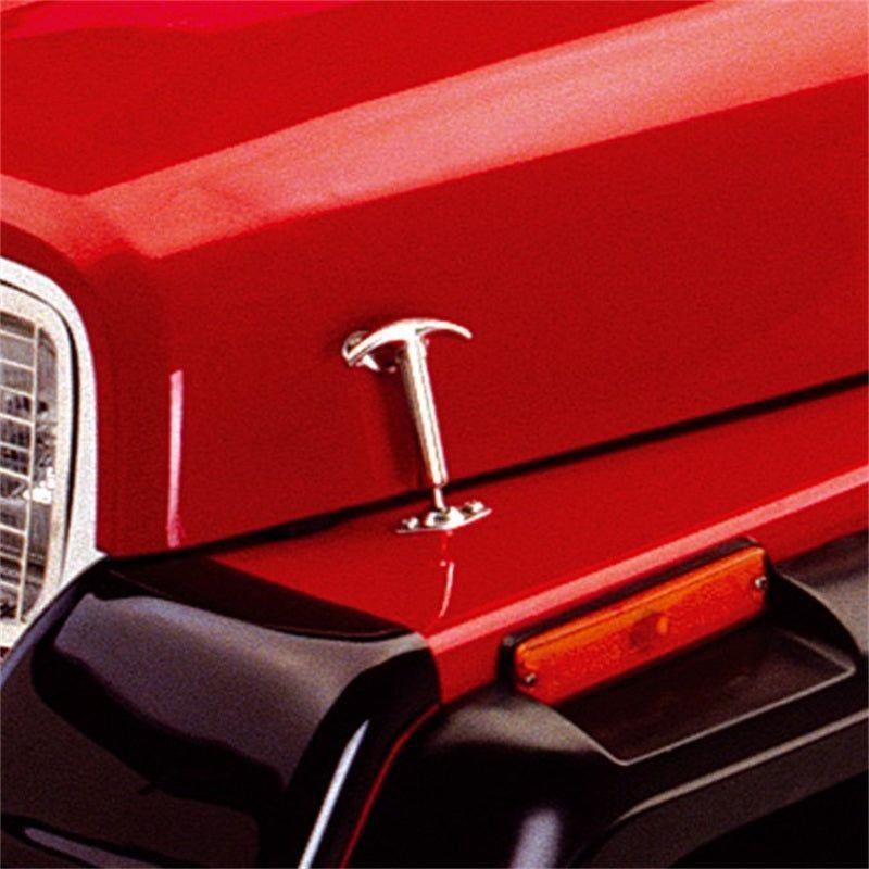 Rugged Ridge 11116.01 - RUG11116.01 - Rugged Ridge 41-95 Jeep CJ / Jeep Wrangler Hood Catch Kit Stainless - Shipped in Europe - Tuningsupply.com