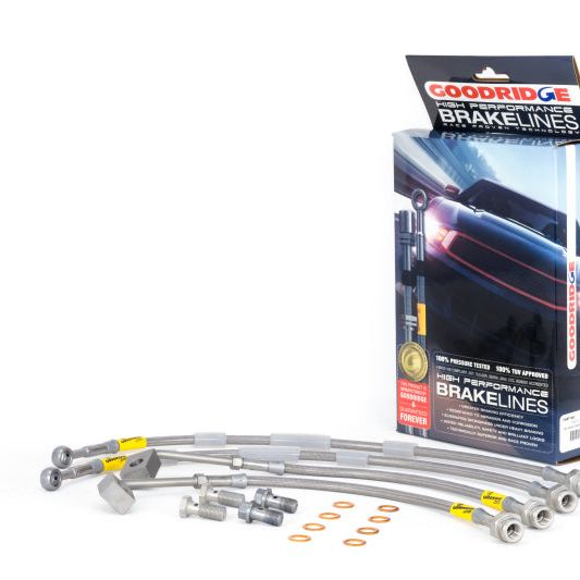 Goodridge 15010 - GRI15010 - Goodridge 11-15 Jeep Grand Cherokee (Incl SRT 8) / 11-15 Dodge Durango SS Brake Line Kit - Shipped in Europe - Tuningsupply.com