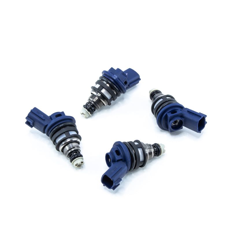 DeatschWerks 02J-01-0950-4 - DWK02J-01-0950-4 - DeatschWerks Nissan G20 / SR20 / 240sx 950cc Side Feed Injectors - Shipped in Europe - Tuningsupply.com