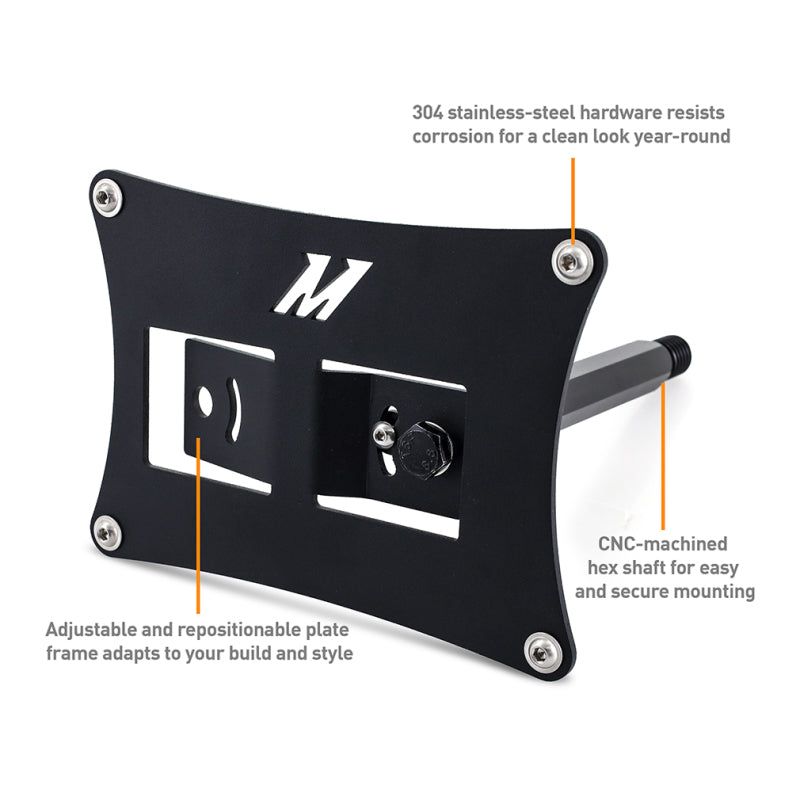 Mishimoto MMLP-GRC-23 - MISMMLP-GRC-23 - Mishimoto 2023+ Toyota GR Corolla License Plate Relocation Kit - Shipped in Europe - Tuningsupply.com