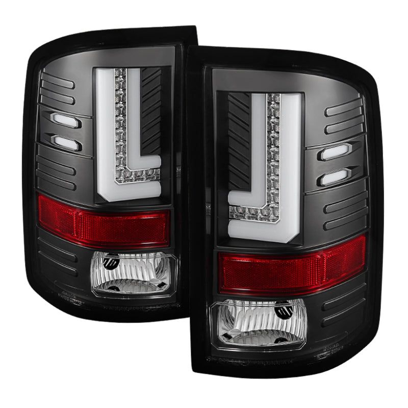SPYDER 5080660 - SPY5080660 - Spyder GMC Sierra 14-16 LED Tail Lights Black ALT-YD-GS14-LBLED-BK - Shipped in Europe - Tuningsupply.com