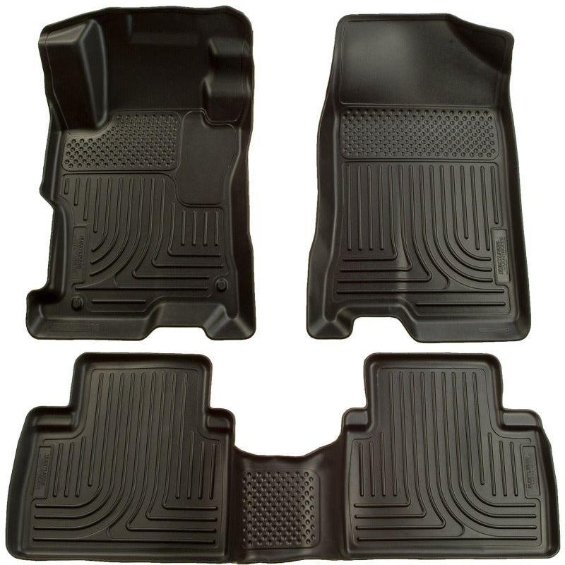 Husky Liners 98521 - HSL98521 - Husky Liners 04-09 Toyota Prius WeatherBeater Combo Black Floor Liners - Shipped in Europe - Tuningsupply.com