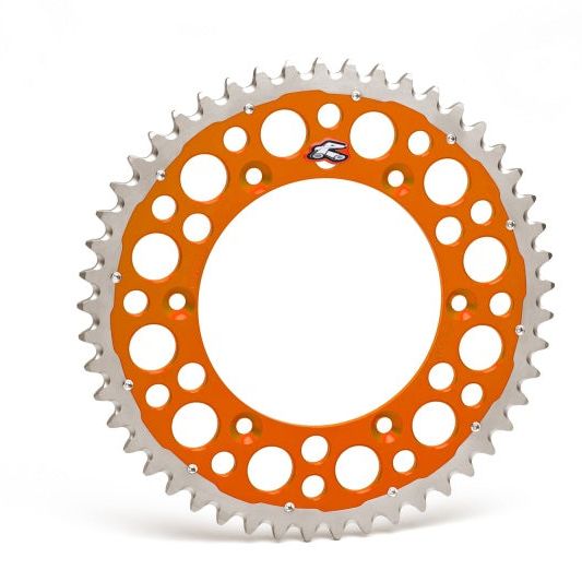 Renthal 2240-520-50GPOR - REN2240-520-50GPOR - Renthal 16-17 KTM 250 EXC/ 300 EXC Rear Twinring - Orange 520-50P Teeth - Shipped in Europe - Tuningsupply.com