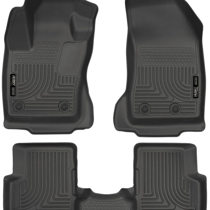 Husky Liners 99081 - HSL99081 - Husky Liners 2015 Jeep Renegade Weatherbeater Black Front and Second Row Floor Liners - Shipped in Europe - Tuningsupply.com