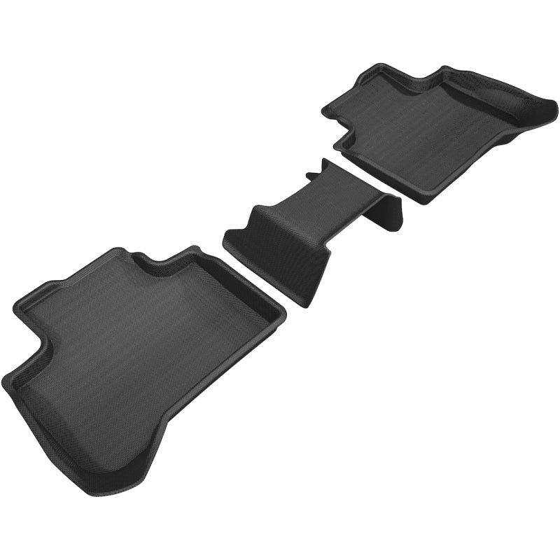 3D MAXpider L1BM09221509 - ACEL1BM09221509 - 3D MAXpider 2018-2020 BMW X3 (G01)/X4 (G02) Kagu 2nd Row Floormats - Black - Shipped in Europe - Tuningsupply.com