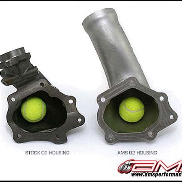 AMS AMS.04.05.0001-1 - AMSAMS.04.05.0001-1 - AMS Performance 08-15 Mitsubishi EVO X Widemouth Downpipe w/Turbo Outlet Pipe - Shipped in Europe - Tuningsupply.com