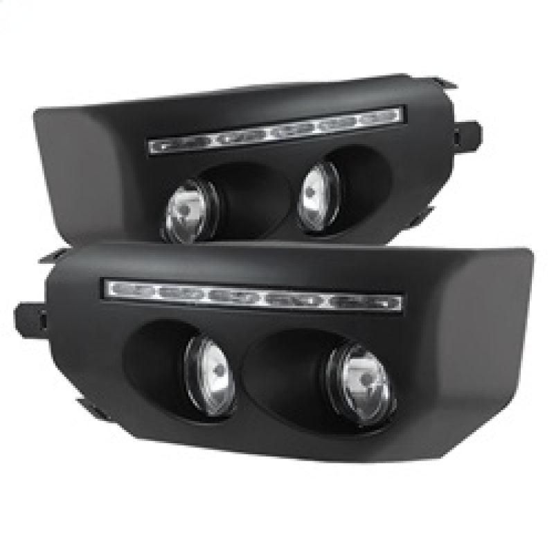 SPYDER 5075161 - SPY5075161 - Spyder Toyota FJ Cruiser 07-14 Fog Lights With LED Daytime Running Lights w/swch Blk FL-DRL-TFJ07-BK - Shipped in Europe - Tuningsupply.com