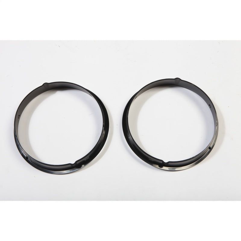 Rugged Ridge 12419.23 - RUG12419.23 - Rugged Ridge Headlight Bezels Black 97-06 Jeep Wrangler - Shipped in Europe - Tuningsupply.com