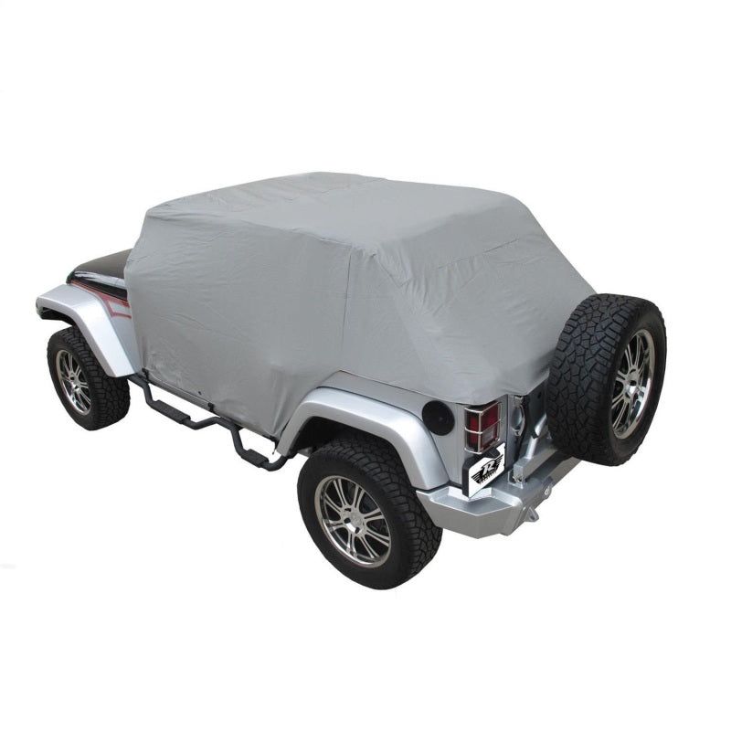 Rampage 1164 - RAM1164 - Rampage 2007-2018 Jeep Wrangler(JK) Unlimited Cab Cover With Door Flaps - Grey - Shipped in Europe - Tuningsupply.com