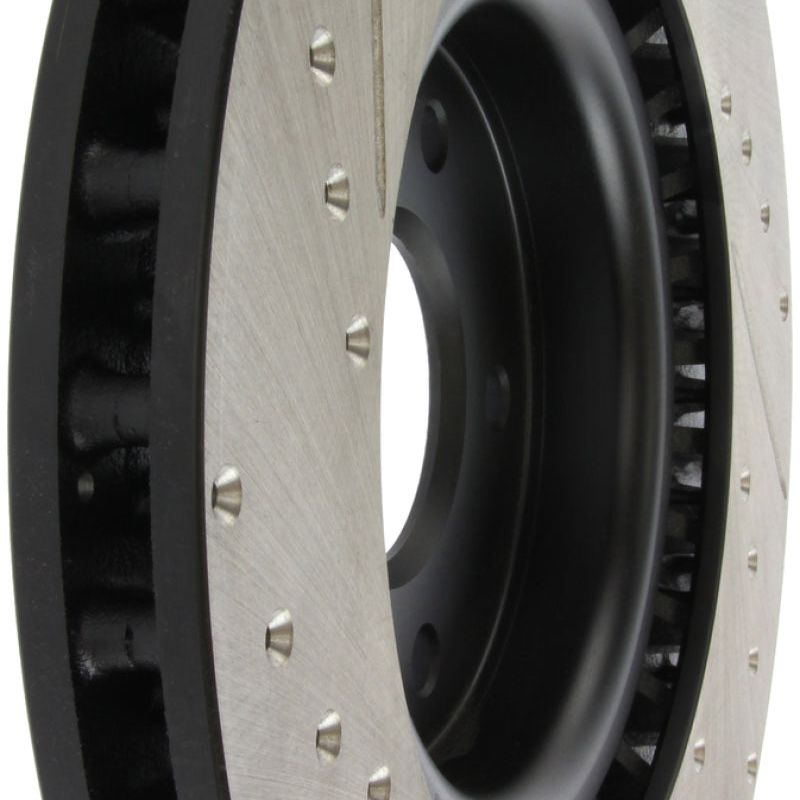 Stoptech 127.42076L - STO127.42076L - StopTech Slotted & Drilled Sport Brake Rotor - Shipped in Europe - Tuningsupply.com