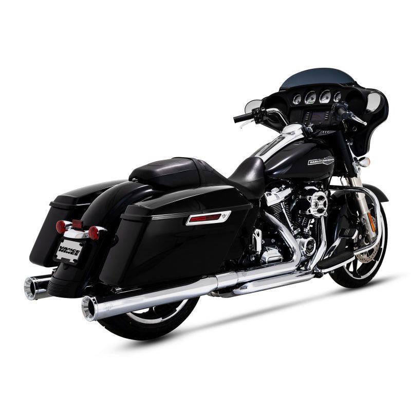 Vance and Hines 17351 - VAH17351 - Vance & Hines HD Dresser Duals 17-22 HDr/Heatshield PCX Header Exhaust - Shipped in Europe - Tuningsupply.com