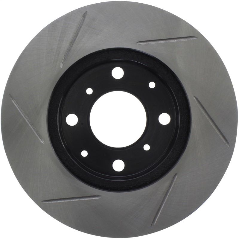 Stoptech 126.40023SL - STO126.40023SL - StopTech Power Slot 93-00 Honda Civic DX w/ Rr Drum Brakes Front Left Rotor - Shipped in Europe - Tuningsupply.com