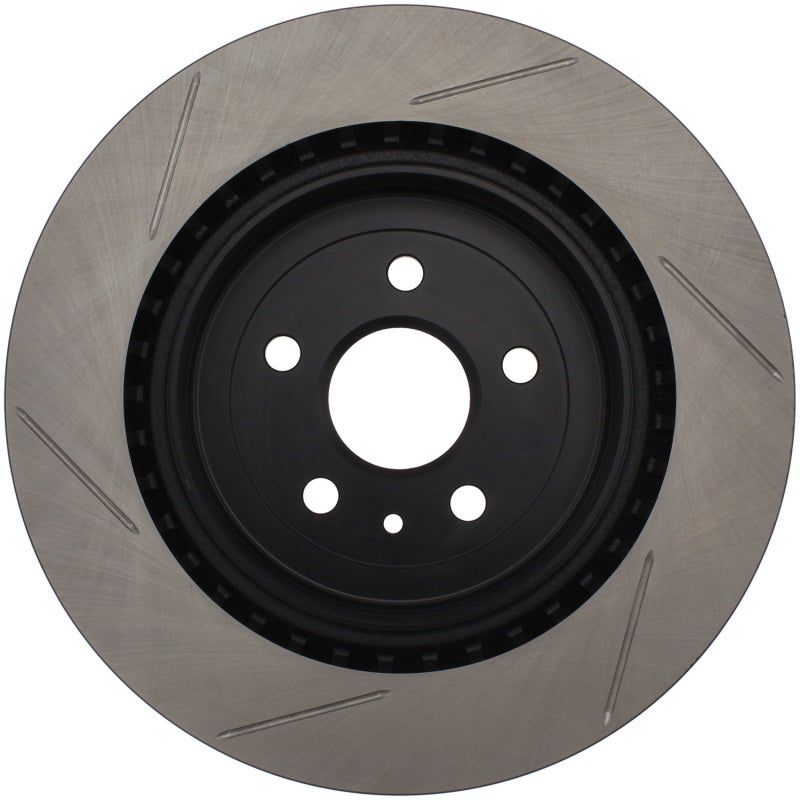 Stoptech 126.62119SL - STO126.62119SL - StopTech Power Slot 10 Camaro SS 8cyl Rear Left Slotted Rotor - Shipped in Europe - Tuningsupply.com