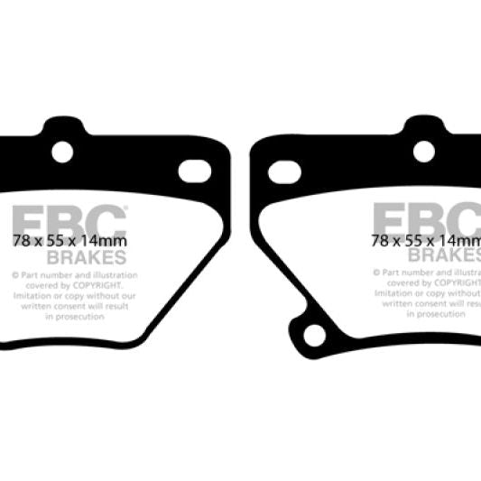 EBC DP41326R - EBCDP41326R - EBC 02-08 Pontiac Vibe 1.8 GT Yellowstuff Rear Brake Pads - Shipped in Europe - Tuningsupply.com